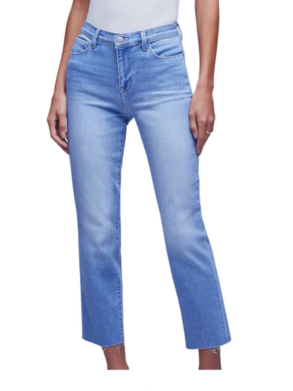 Lagence Sada High Rise Cropped Slim Jeans In Omaha Nwt Size 34 275